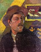 Paul Gauguin Self Portrait    1 oil on canvas